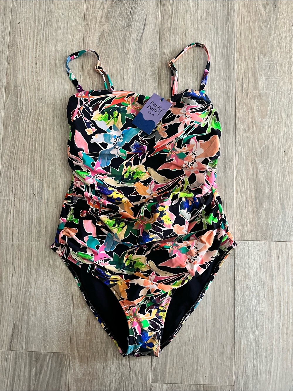 NWT Hanky Panky Women’s Bandeau One Piece Swimsuit Unapologetic Size Small - Picture 1 of 7